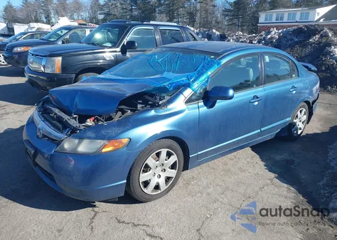 2008 Honda Civic Lx из США, поврежденный, VIN 2HGFA16588H508712